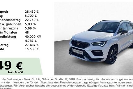 Cupra Ateca 10.450 km 28.450 &euro; Schwabach 91126