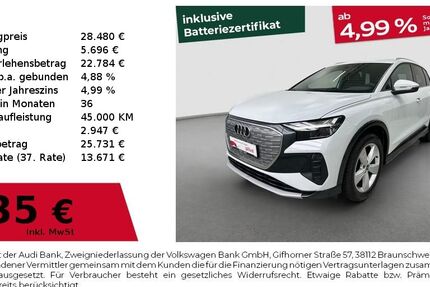 Audi Q4 e-tron 46.551 km 27.980 &euro; Fürth 90763