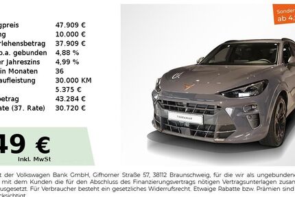 Cupra Terramar 13.500 km 47.909 € Lauf an der Pegnitz 91207