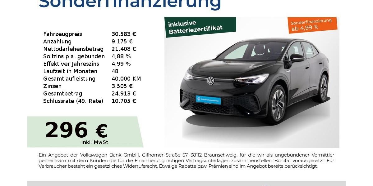 VW ID.5 42.850 km 28.740 &euro; Nürnberg 90441