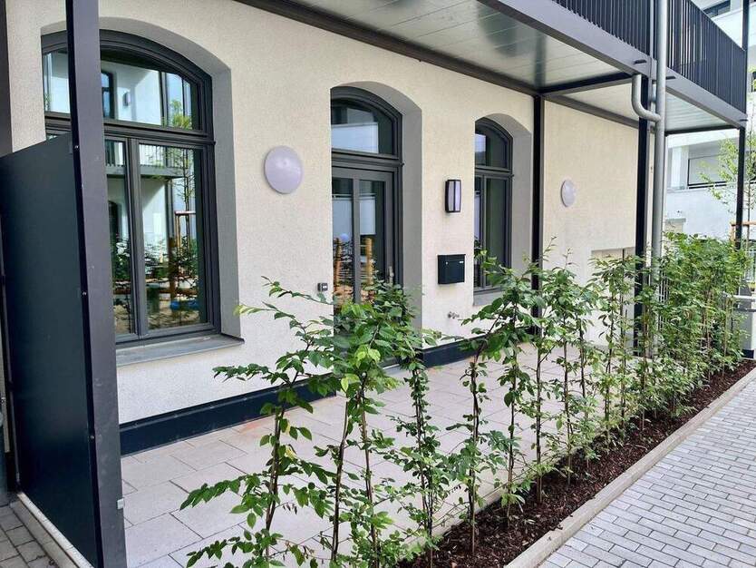 Loftige, möblierte 1-Zimmer-Wohnung mit großer Terrasse zum Erstbezug! 1 zimmer