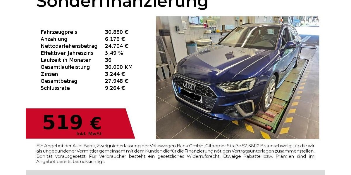 Audi A4 86.567 km 30.880 &euro; Nürnberg 90441