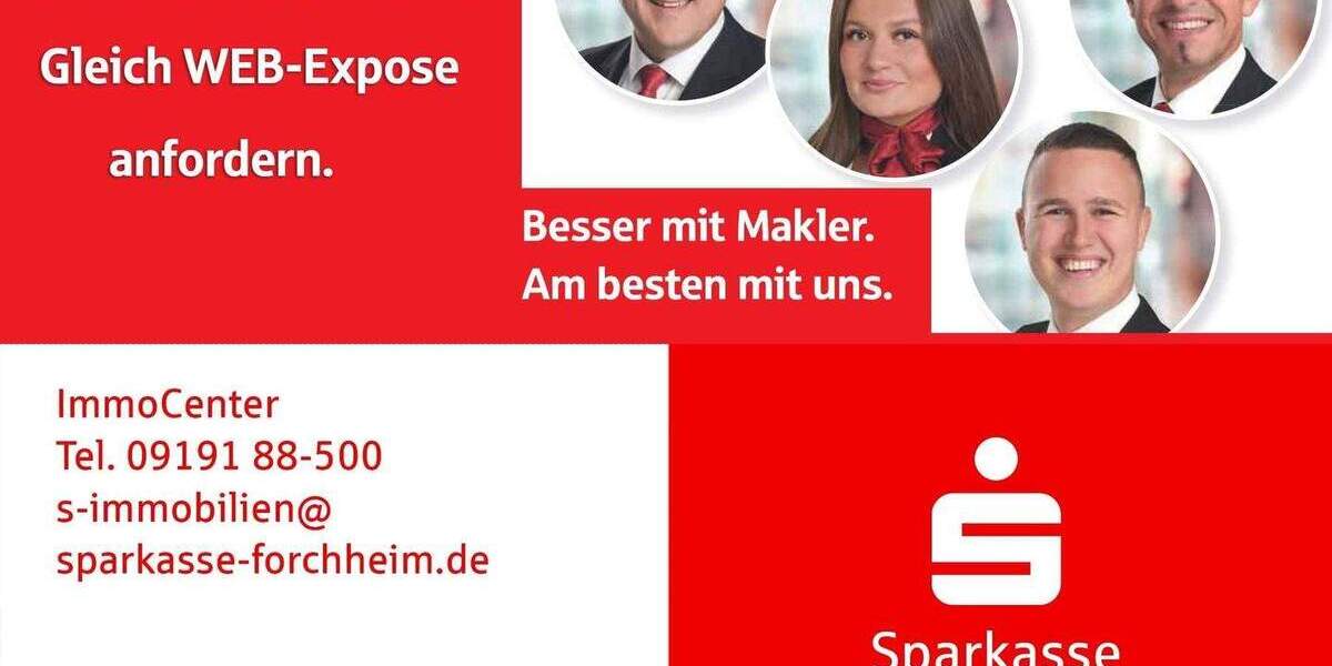 Etagenwohnung Forchheim - 3 Zimmer, 86 m&sup2;, 325.000&euro; | Angebot:25692202