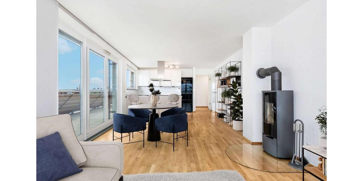 10 Min. ins Zentrum: Modernes Penthouse mit 65 m² Dachterrasse 4 zimmer