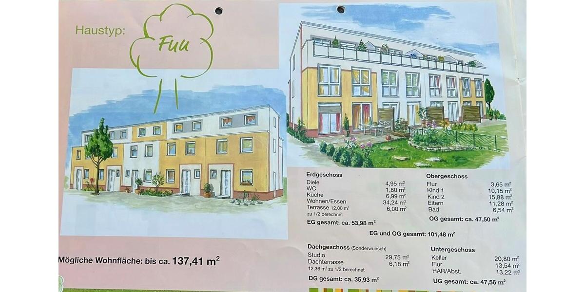 Reihenhaus Feucht - 5 Zimmer, 137 m&sup2;, 575.000&euro; | Angebot:26963937