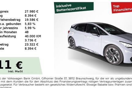 Cupra Born 28.850 km 27.980 &euro; Nürnberg 90441