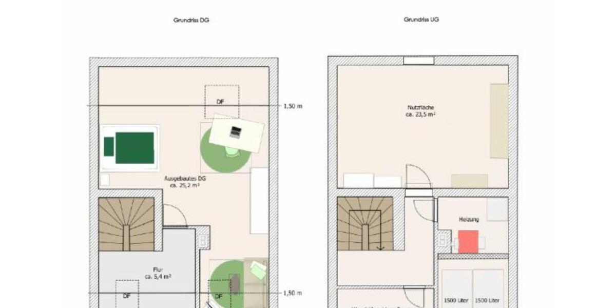 Reihenhaus Schwanstetten - 5 Zimmer, 126 m&sup2;, 480.000&euro; | Angebot:25838079