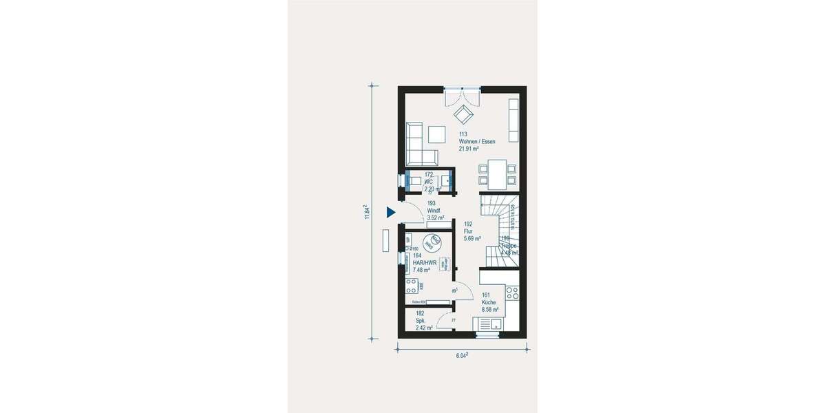 Individuell geplante Doppelhaushälfte in Nürnberg - Ihr neues Zuhause nach Wunsch - Doppelhaushälfte Nürnberg Zerzabelshof | Angebot:27531845