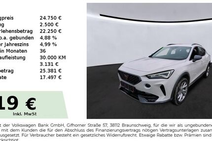 Cupra Formentor 18.150 km 24.750 &euro; Lauf an der Pegnitz 91207