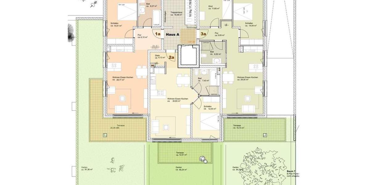 Etagenwohnung Roßtal - 2 Zimmer, 59 m&sup2;, 319.000&euro; | Angebot:25670920