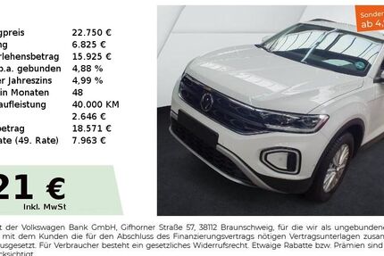 VW T-Roc 25.950 km 22.491 &euro; Nürnberg 90441