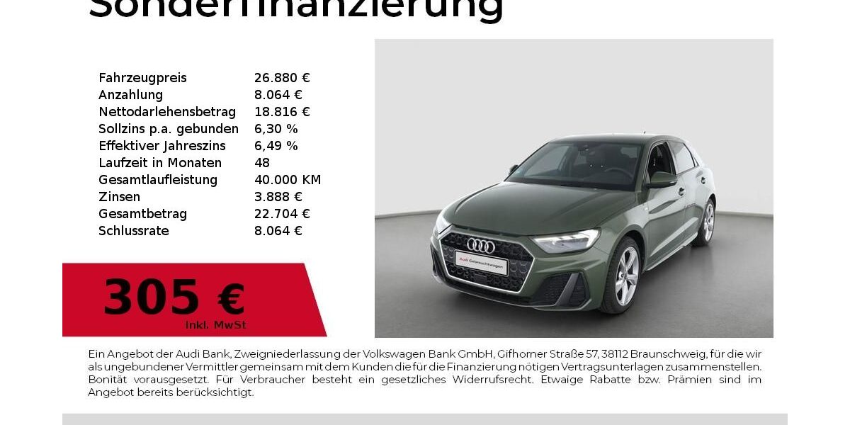 Audi A1 11.888 km 26.880 &euro; Nürnberg 90411