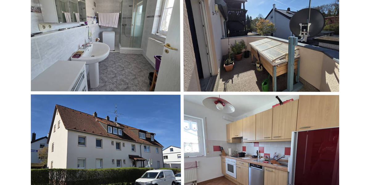 Etagenwohnung Nürnberg Fischbach - 2 Zimmer, 53 m&sup2;, 520&euro; | Angebot:26453404