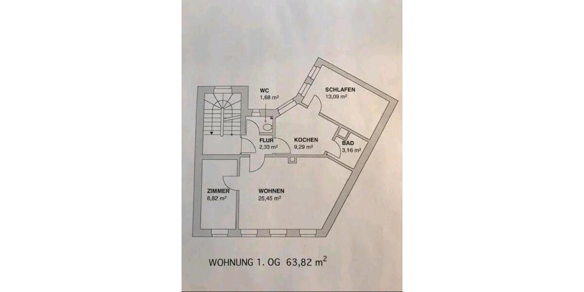 Etagenwohnung Nürnberg Eberhardshof - 2.5 Zimmer, 64 m&sup2;, 700&euro; | Angebot:27609474