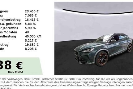 Cupra Formentor 89.350 km 23.450 &euro; Nürnberg 90431