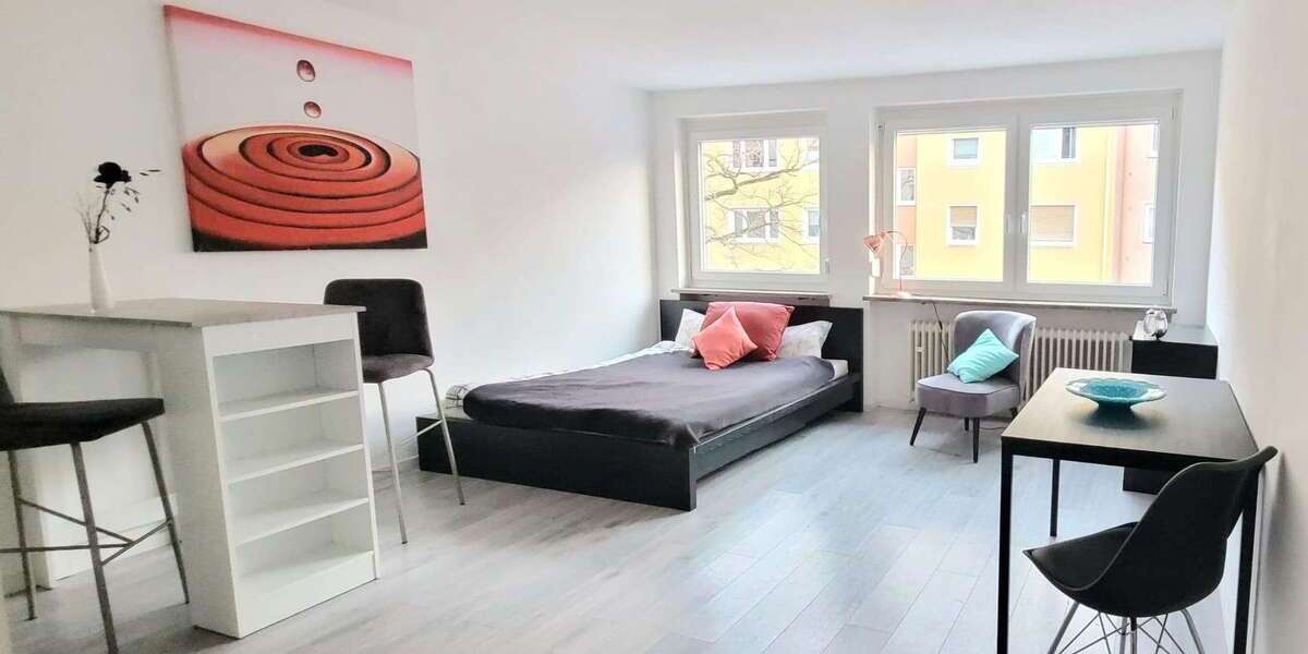 Etagenwohnung Nürnberg Gibitzenhof - 1 Zimmer, 30 m&sup2;, 149.000&euro; | Angebot:26494168