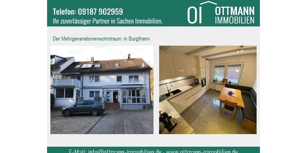 Doppelhaushälfte Burgthann Schwarzenbach - 7 Zimmer, 180 m&sup2;, 459.000&euro; | Angebot:25736783