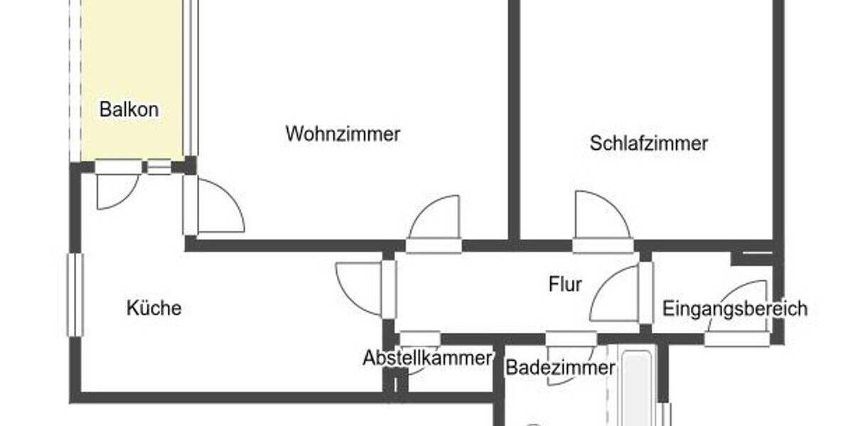 Etagenwohnung Lauf an der Pegnitz Lauf - 2 Zimmer, 57 m&sup2;, 159.000&euro; | Angebot:26875332