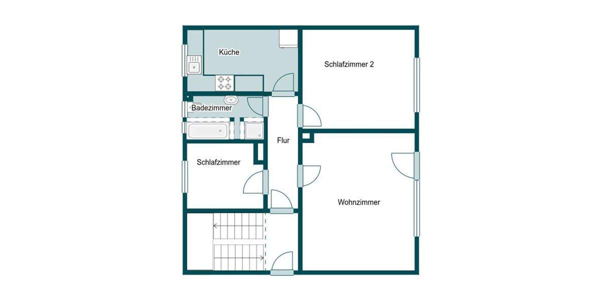 Flexibles Wohnen: Doppelhaushälfte mit zwei separaten Wohnungen, Terrasse und Garten 6 zimmer