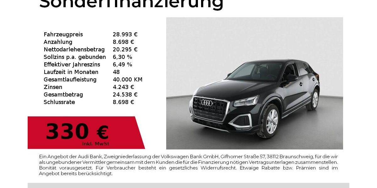 Audi Q2 7.900 km 28.993 &euro; Nürnberg 90411