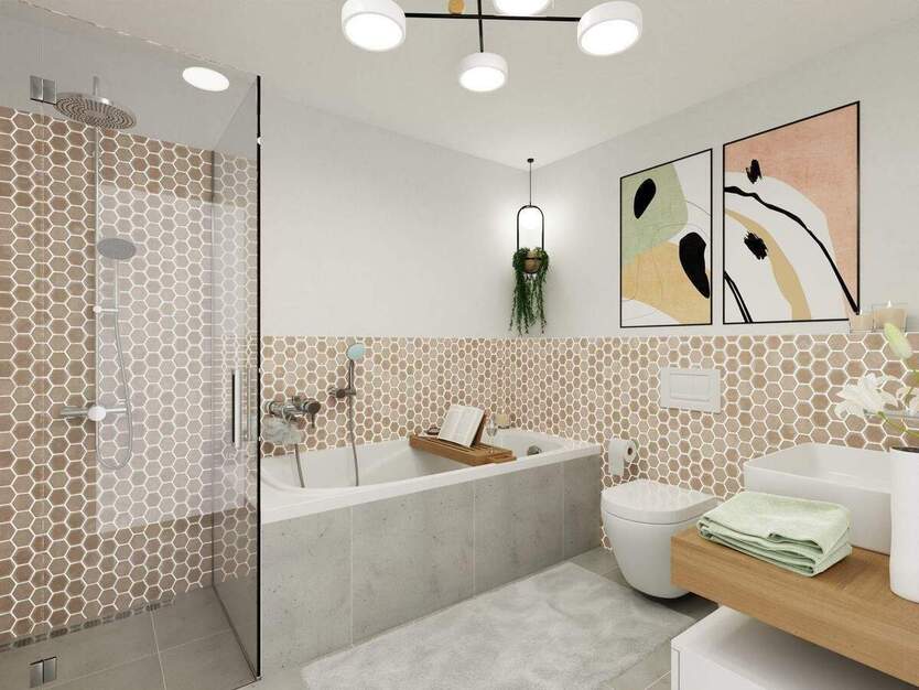 Verkaufsstart - Großer Süd-Balkon, Bad mit Tageslicht, Gäste-WC, KfW 40 QNG 3 zimmer