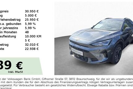 Cupra Formentor 16.000 km 30.950 &euro; Roth 91154