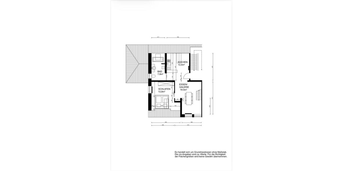 Maisonettenwohnung Wilhermsdorf - 2.5 Zimmer, 70 m&sup2;, 800&euro; | Angebot:27616683