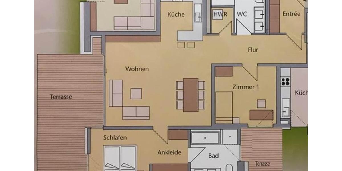 Erdgeschoßwohnung Erlangen Am Anger - 4 Zimmer, 124 m&sup2;, 2.200&euro; | Angebot:26621783