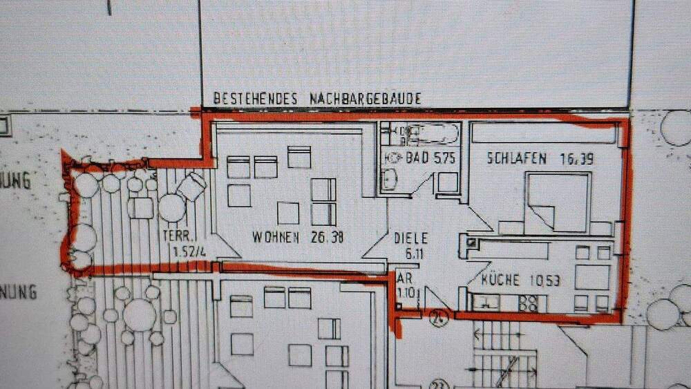 Etagenwohnung Nürnberg Thon - 2 Zimmer, 66 m&sup2;, 252.000&euro; | Angebot:25535944