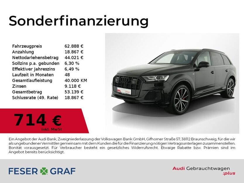 Audi Q7 71.100 km 62.888 € Nürnberg 90411