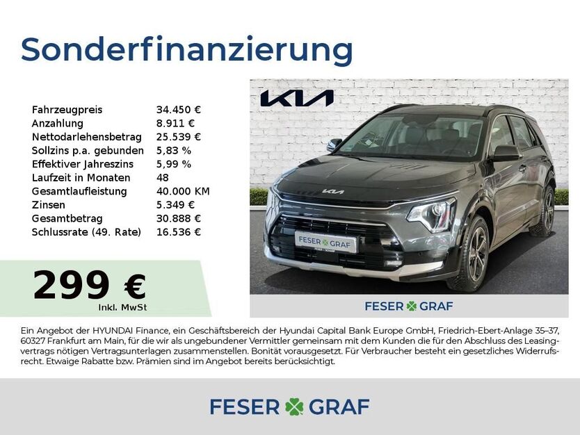 Kia Niro 11.000 km 33.450 € Schwabach 91126