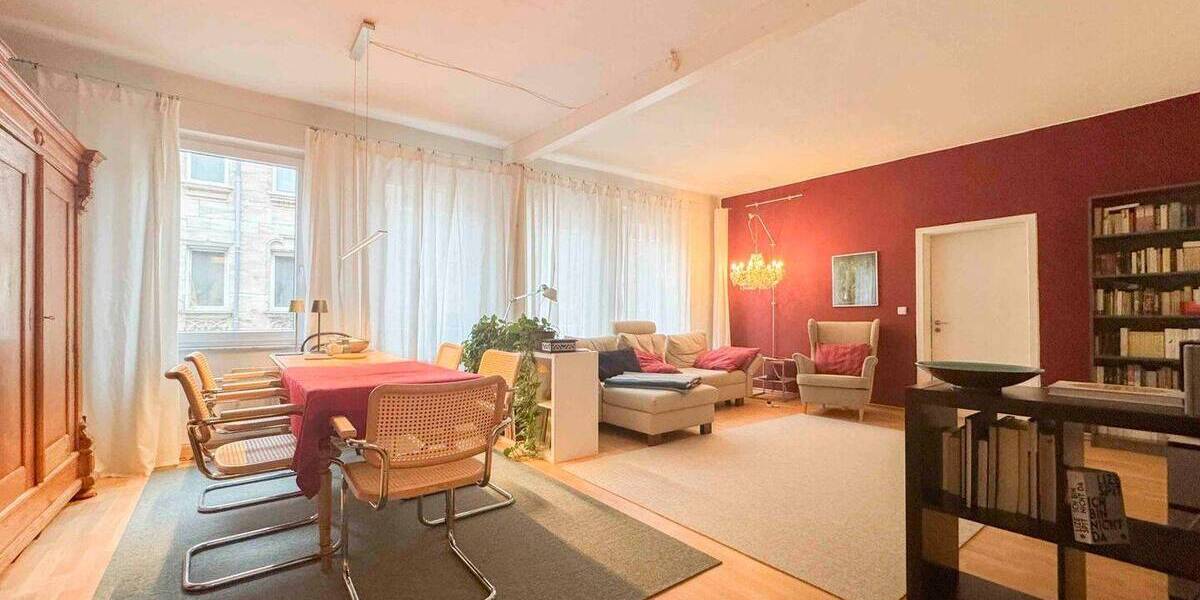 Etagenwohnung Nürnberg Gostenhof - 4 Zimmer, 111 m&sup2;, 395.000&euro; | Angebot:26359406