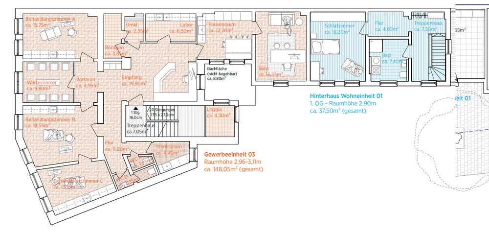 Mehrfamilienhaus, Wohnhaus Fürth Nordstadt - 2 Zimmer, 489 m&sup2;, 1.650.000&euro; | Angebot:25140243
