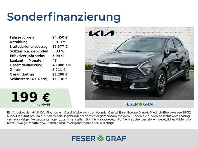 Kia Sportage 24.405 km 23.450 € Nürnberg 90425