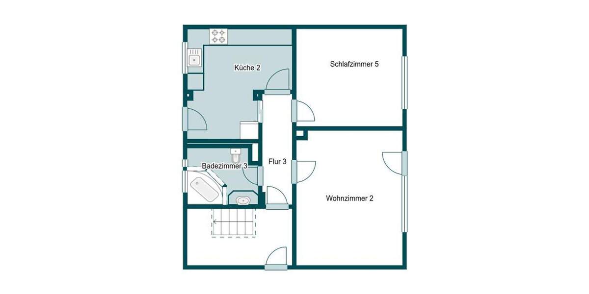 Flexibles Wohnen: Doppelhaushälfte mit zwei separaten Wohnungen, Terrasse und Garten 6 zimmer