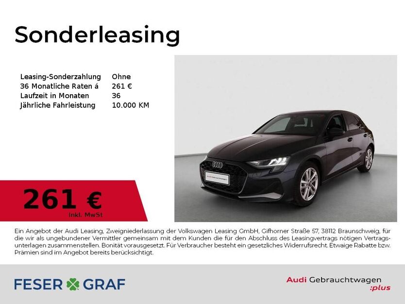Audi A3 28.157 km 30.290 € Erlangen 91058