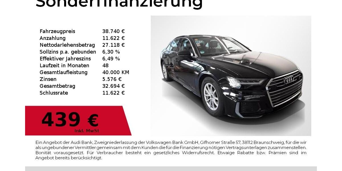 Audi A6 82.450 km 38.740 &euro; Nürnberg 90411