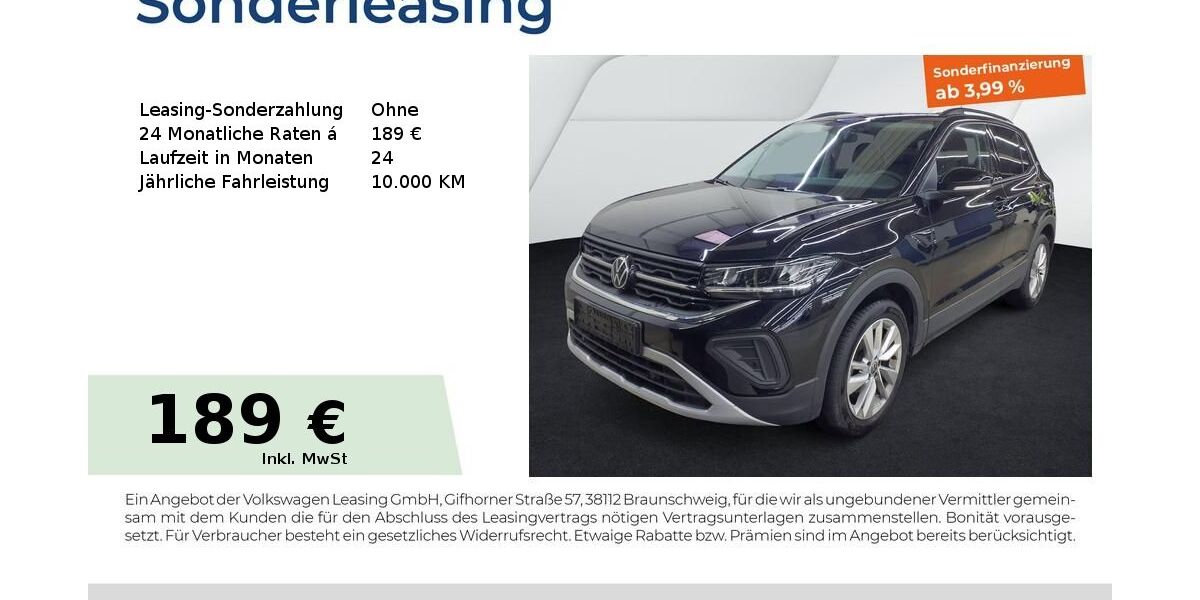 VW T-Cross 27.250 km 19.540 &euro; Forchheim 91301