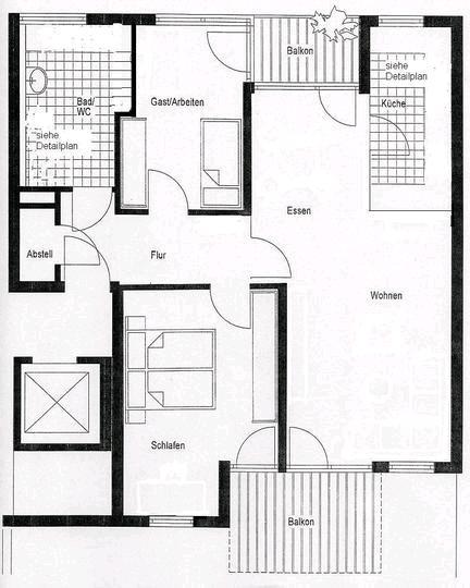 Etagenwohnung Erlangen Alterlangen - 3.5 Zimmer, 85 m&sup2;, 367.000&euro; | Angebot:26822398