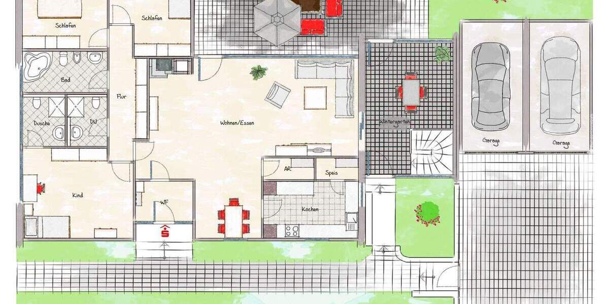 Ruhiges Wohnen in gewachsener Wohngegend...Freistehender Bungalow in ER-Tennenlohe 5 zimmer