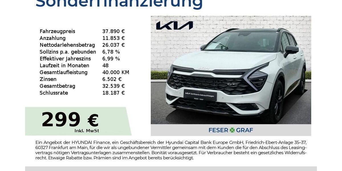 Kia Sportage 3.501 km 37.890 &euro; Roth 91154