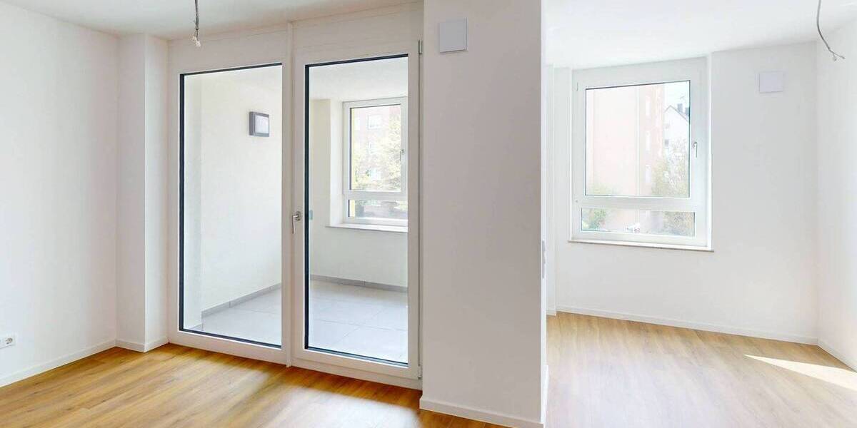 Etagenwohnung Nürnberg Zerzabelshof - 2 Zimmer, 50 m&sup2;, 855&euro; | Angebot:26797792
