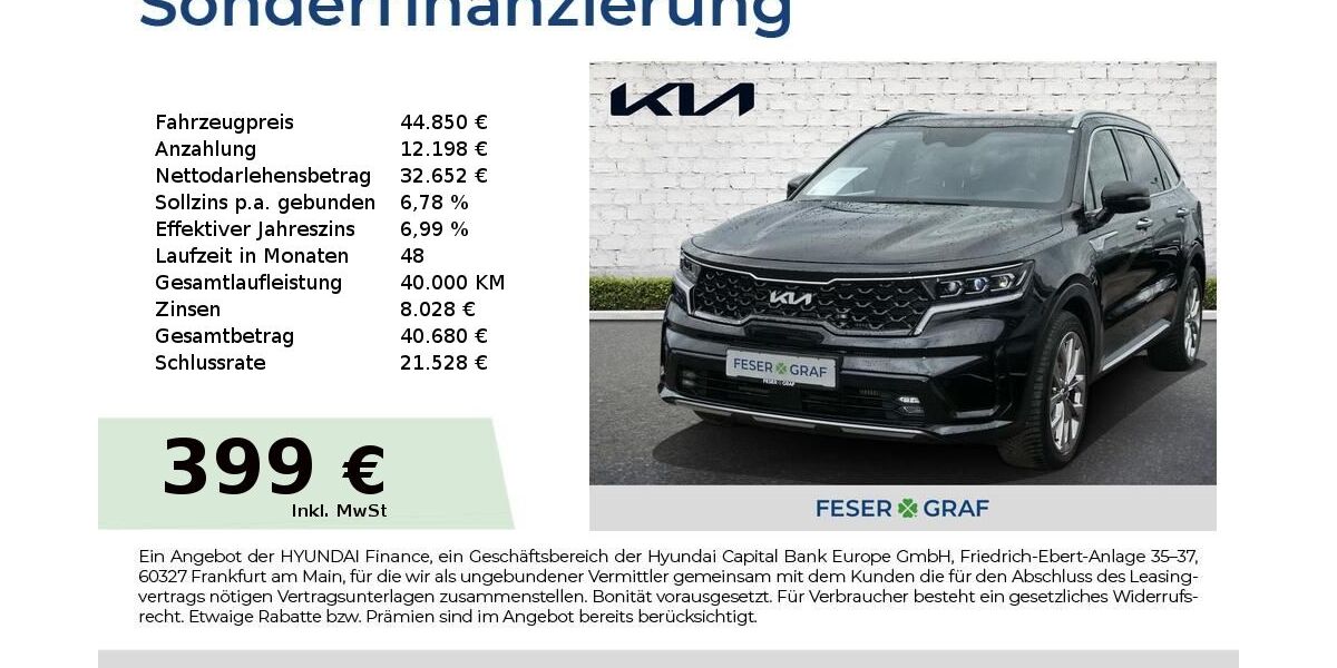 Kia Sorento 24.079 km 43.850 &euro; Roth 91154