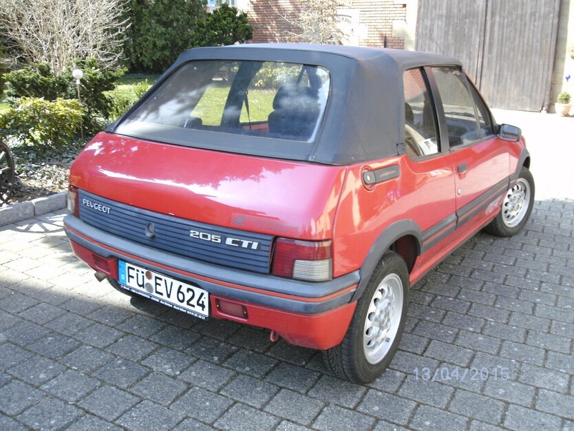 Peugeot 205 CTI 105.000 km 9.800 € Fürth 90744