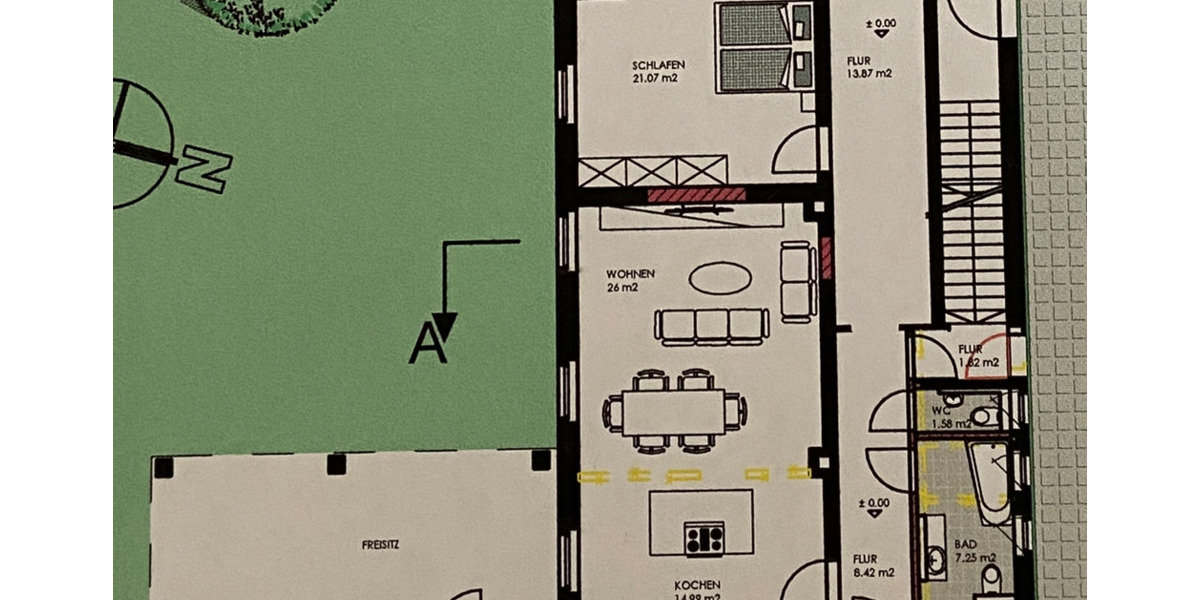 Etagenwohnung Forchheim - 2 Zimmer, 110 m&sup2;, 1.295&euro; | Angebot:26450966