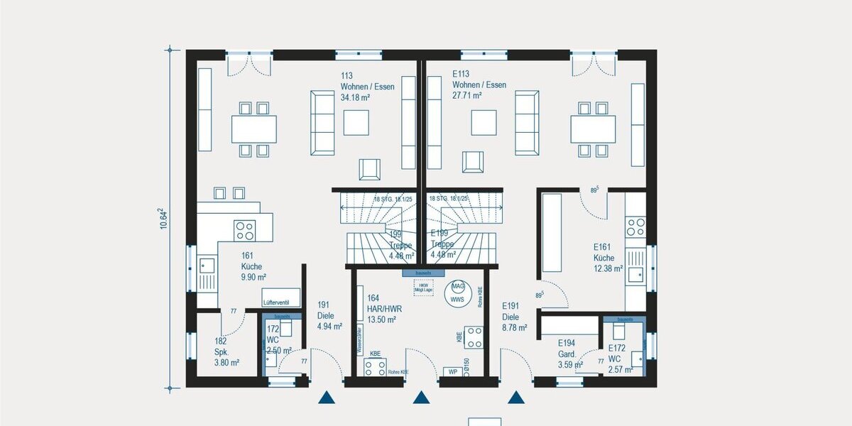 Individuelles Mehrfamilienhaus in Nürnberg - Maßgeschneiderte Eleganz trifft moderne Effizienz - Mehrfamilienhaus, Wohnhaus Nürnberg Moorenbrunn | Angebot:27479284