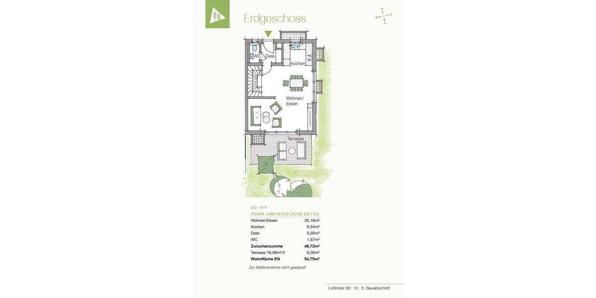 Reihenendhaus Nürnberg Lohhof - 5 Zimmer, 128 m&sup2;, 725.000&euro; | Angebot:26841605