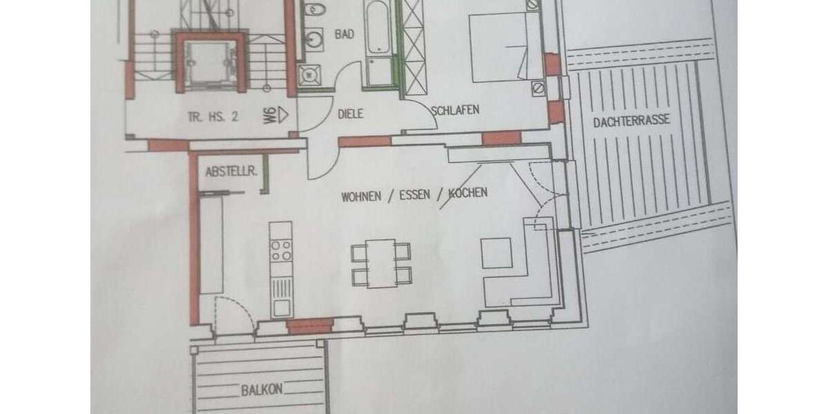 Etagenwohnung Forchheim - 2 Zimmer, 94 m&sup2;, 940&euro; | Angebot:26171225