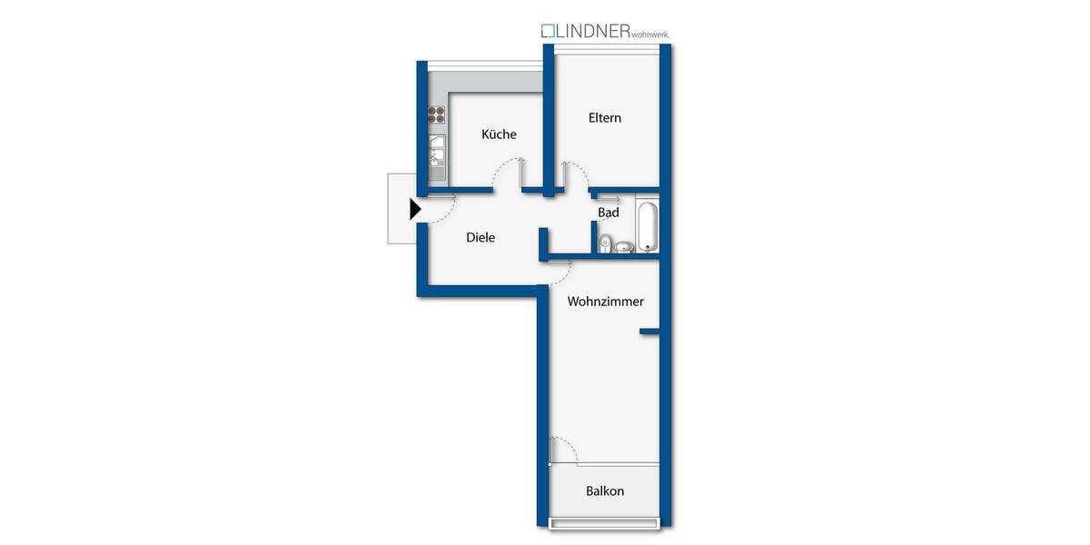 RESERVIERT helle 2 Zimmer Wohnung mit Loggia 2 zimmer