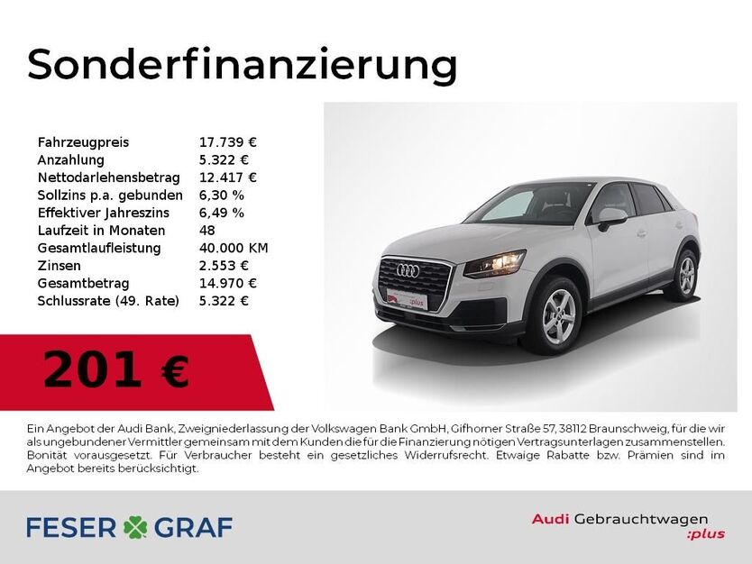 Audi Q2 79.950 km 17.739 € Nürnberg 90411